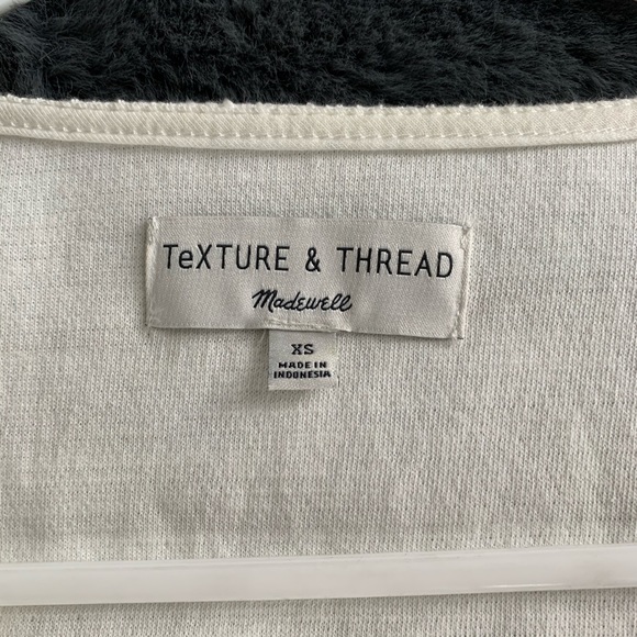 Madewell Texture & Thread Tie Front Top - Picture 4 of 5